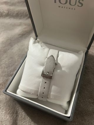 Reloj Tous Oso Plata y Blanco