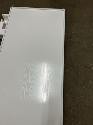 Puertas correderas blancas de armario completas 
