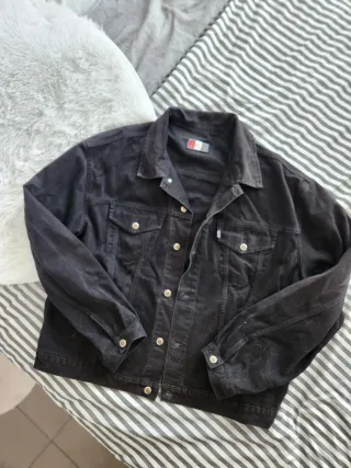 Chaqueta Vaquera Negra Talla L/XL Hombre
