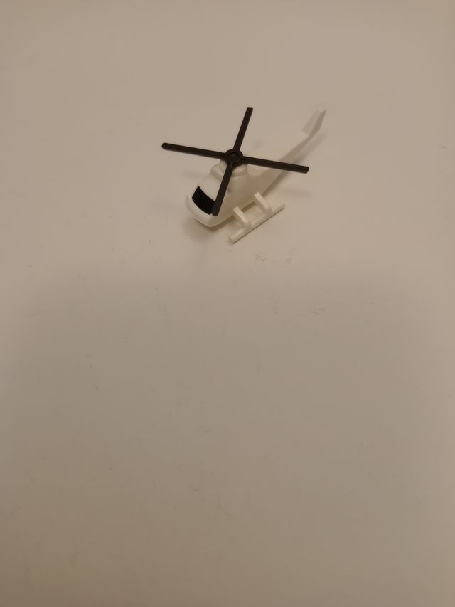 Tente Helicoptero blanco aspa negra