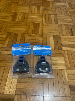 2x Calas Shimano SPD SL SM-SH12 Azules