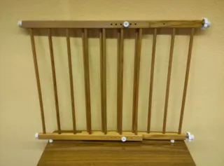 Barrera de seguridad infantil madera