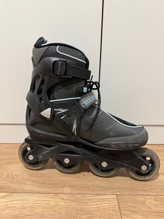 Patines en línea Rollerblade negros y azules