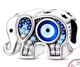Charm Elefante Plata Ley Mal de Ojo