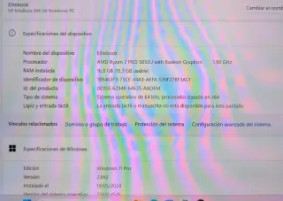 HP Elitebook 845 G8 Ryzen 7