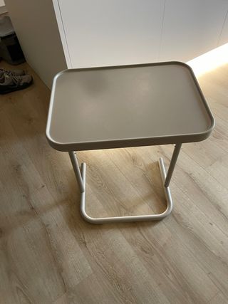 Mesa auxiliar moderna beige/gris