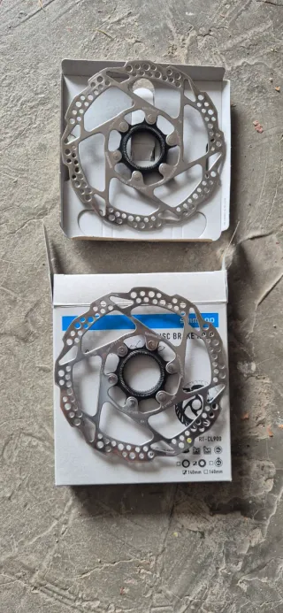 Discos de freno Shimano rt 54 s y manillar 