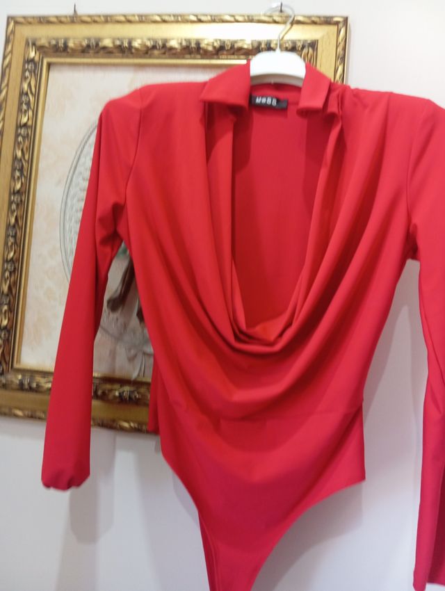 Body elegante M088 rosso
