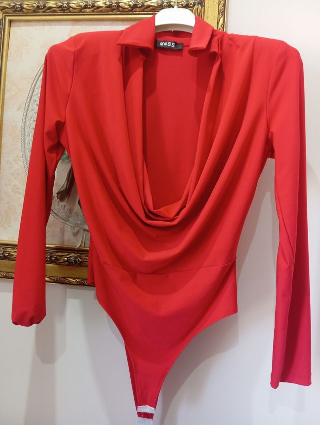 Body elegante M088 rosso
