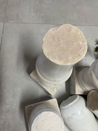 Piezas de mármol para decoración