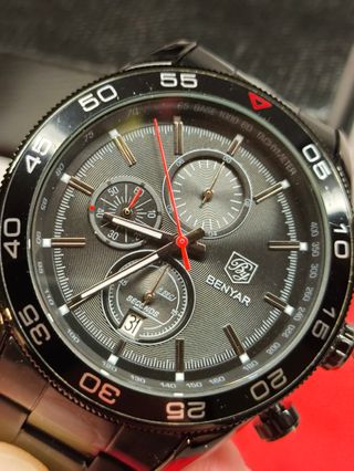 Orologio Benyar Cronografo BY-5106M Nero/Argento