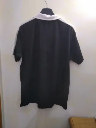 Polo Head Hombre Negro y Blanco Talla M