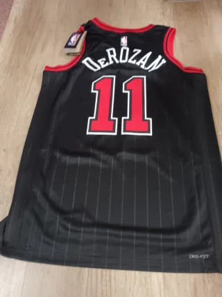 Camiseta NBA Chicago Bulls 11 Negra