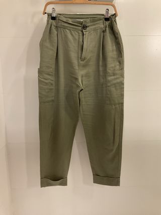 Pantalón cargo verde caqui