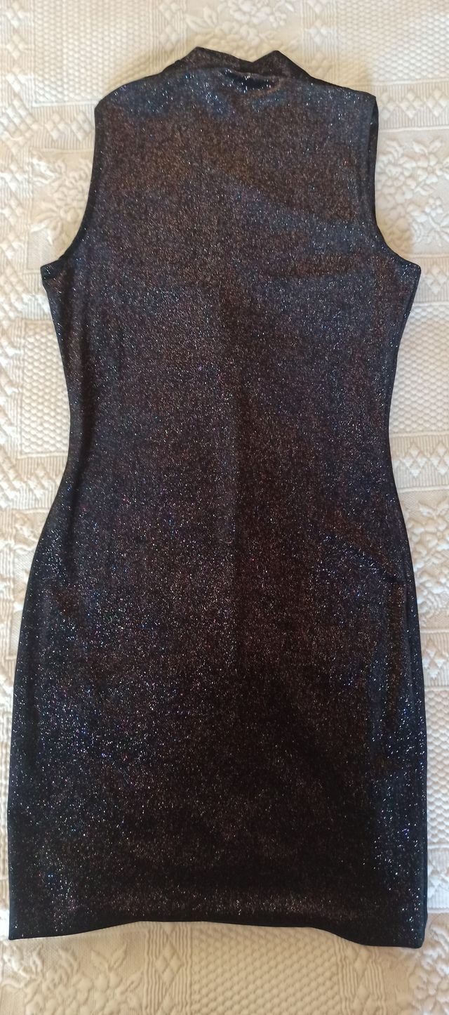 Vestido Mango Negro Talla S