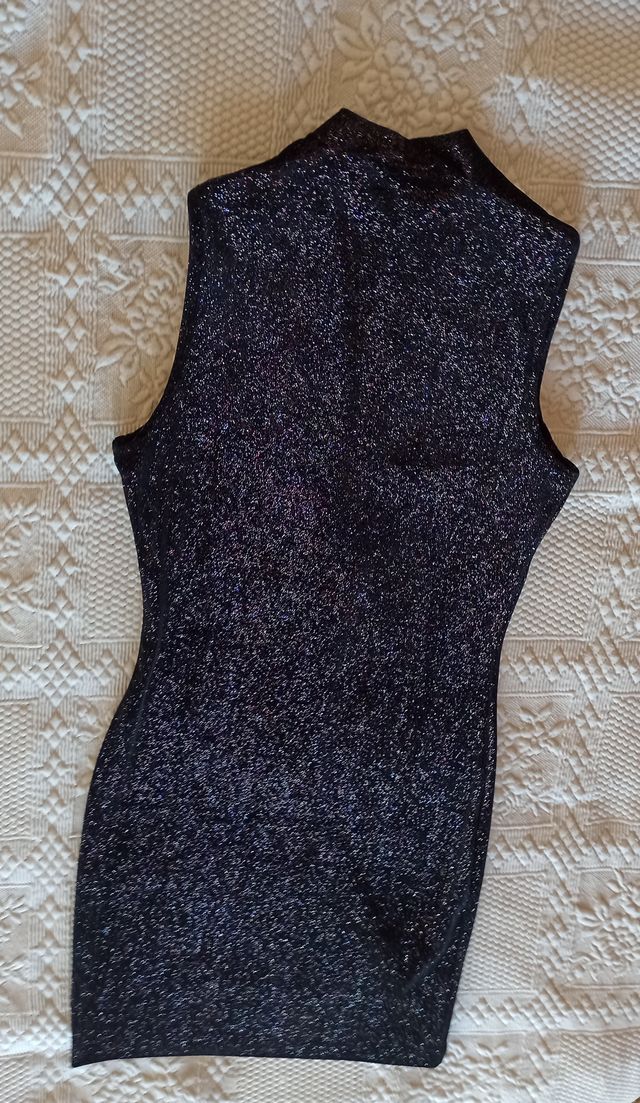 Vestido Mango Negro Talla S