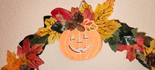 Filo ornamentale per bambole in macramè, Halloween, strega