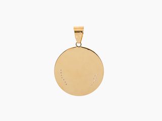 colgante oro 18k con piedra con circonita