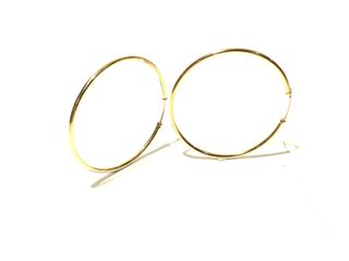 argollas oro 18k