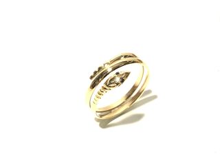 anillo oro 18k con piedra