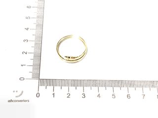 anillo oro 18k con piedra