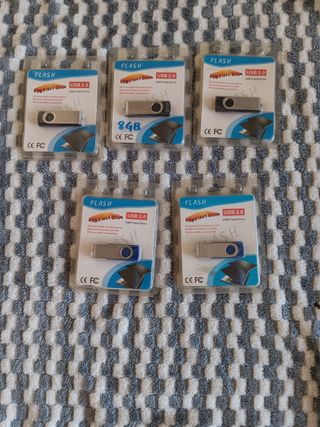 5 x USB 2.0 Flash Drive 8GB