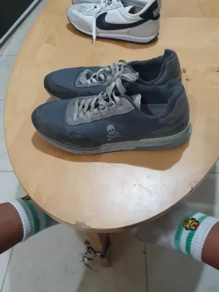 Nike Zapatillas Deportivas Beige y Gris