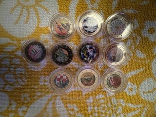 2€ Monedas Coleccionables Color