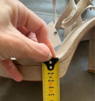 Sandalias Pull&Bear Plataforma Beige Talla 39