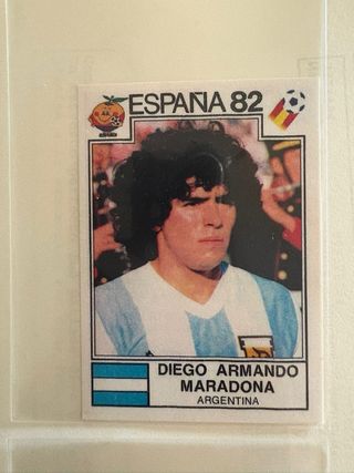 Cromo Maradona Mundial 82 - Rookie