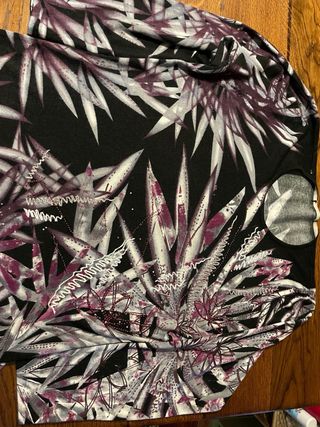 Maglia donna prugna e nero