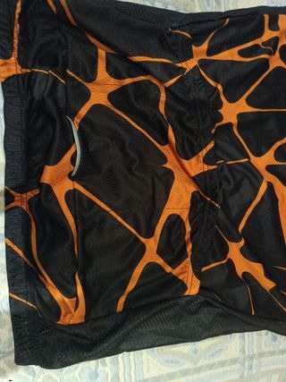 Maillot Ciclismo Naranja Negro XXL