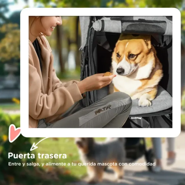 Carrinho de 3 Rodas para Cão