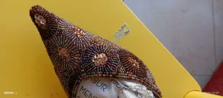 Zapatos y bolso de fiesta con pedrería