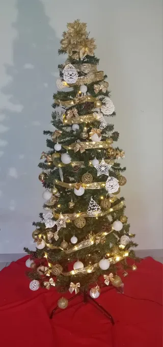 Albero di Natale 210cm slim nuovo