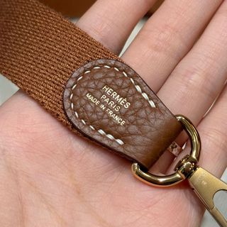 Hermes Evelyne 16 Bolso Marrón Dorado