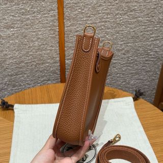 Hermes Evelyne 16 Bolso Marrón Dorado