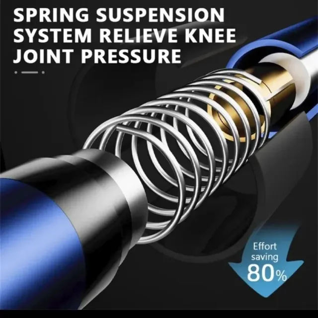 1 Bastón de Trekking Senderismo Nuevo Negro