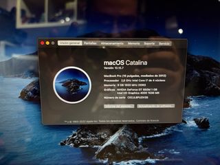 MacBook Pro 15 2012 Plata