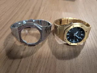 Casio G-Shock Dorado y Plata
