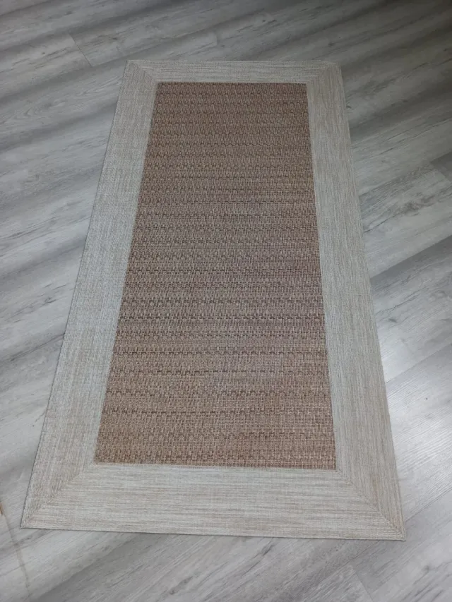 Tappeto in vinile premium beige/marrone 60 x120