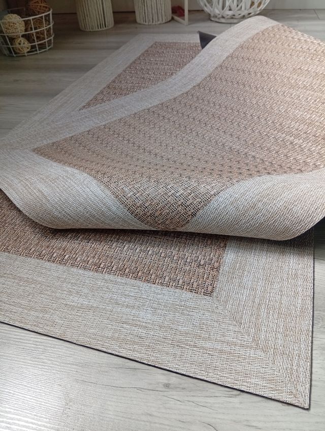Tappeto in vinile premium beige/marrone 60 x120