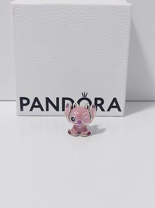 Charm Pandora Angel Stitch Rosa