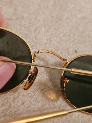 Gafas Ray-Ban Ovaladas Vintage Dorado bausch&lomb