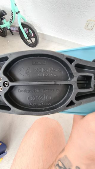 Patinete Oxelo Btwin 3 Ruedas Azul