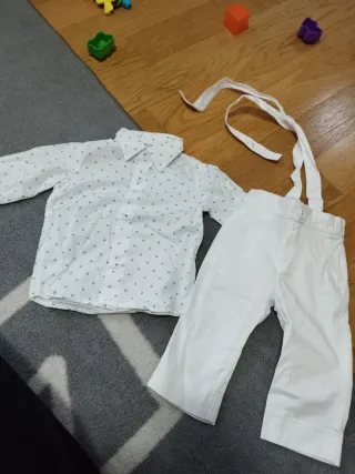 Completo bimbo camicia e pantaloni