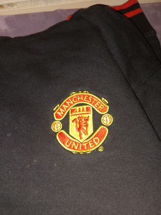 Chándal Adidas Manchester United Negro/Rojo