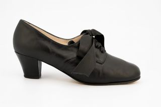 ZAPATOS BATURRA PIEL NEGRO TACÓN 
