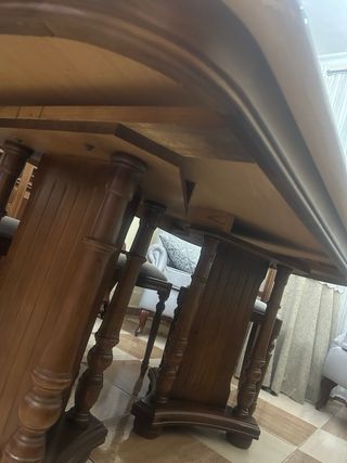 Mesa comedor con cristal