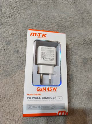 Cargador Rápido MTK Moveteck GaN 45W